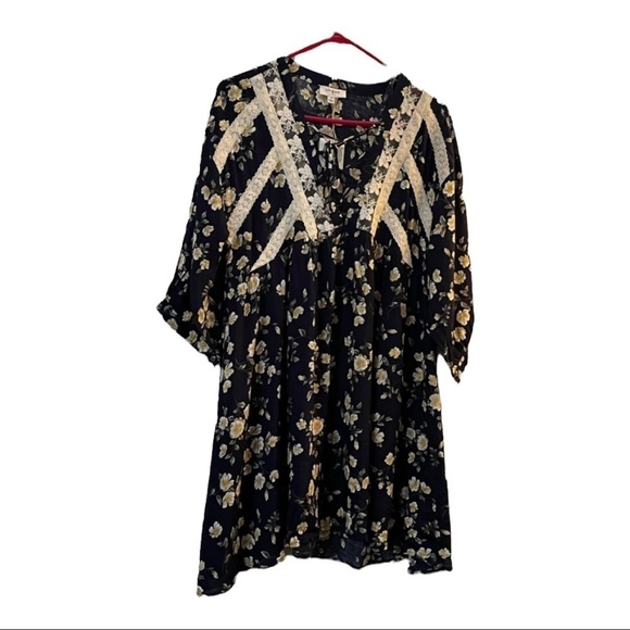 Umgee Floral Dress Sz Med - Picture 1 of 6